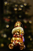 13th Dec 2013 - Christmas glass Teddy Bear