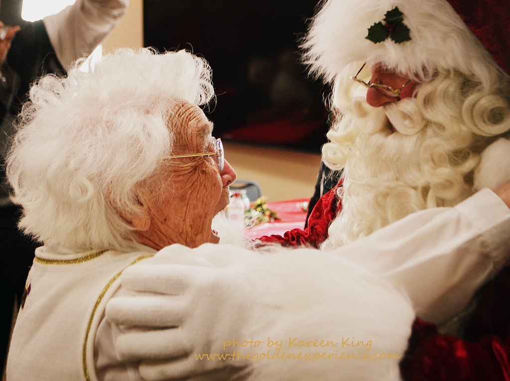 Never Too Old for Santa! by kareenking