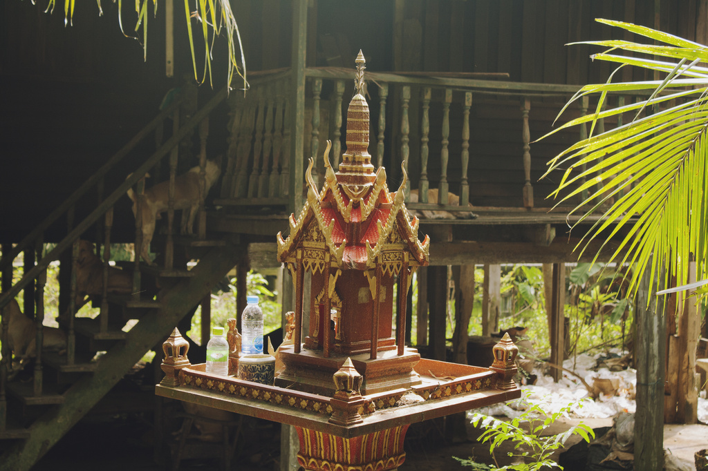 Thai spirit house by lily