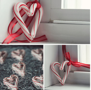 15th Dec 2013 - Candy Cane Heart Decorations