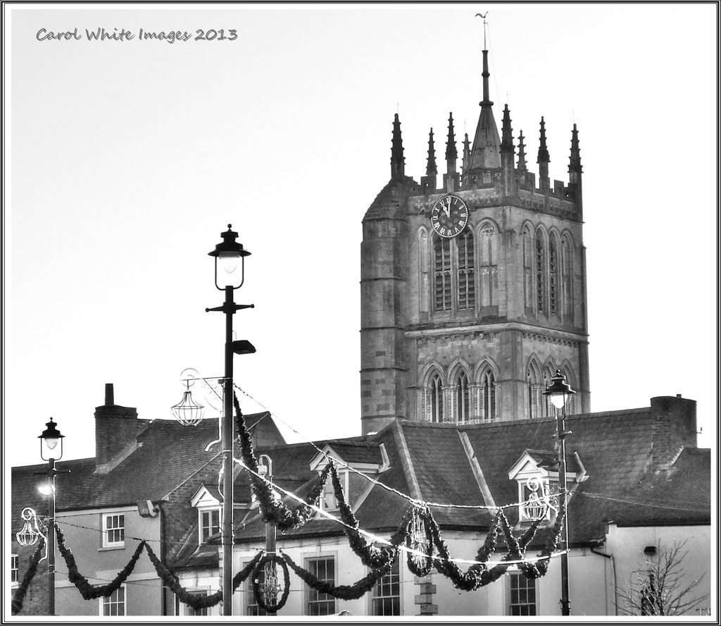 A View of St.Mary's Chuch Tower,Melton Mowbray by carolmw