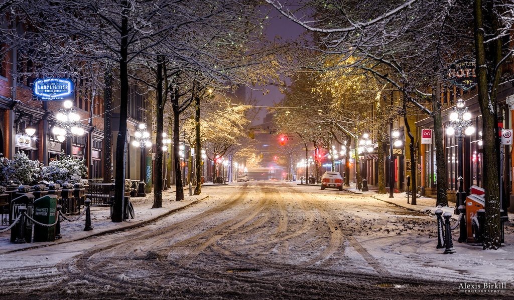 Abbott Street Snow by abirkill