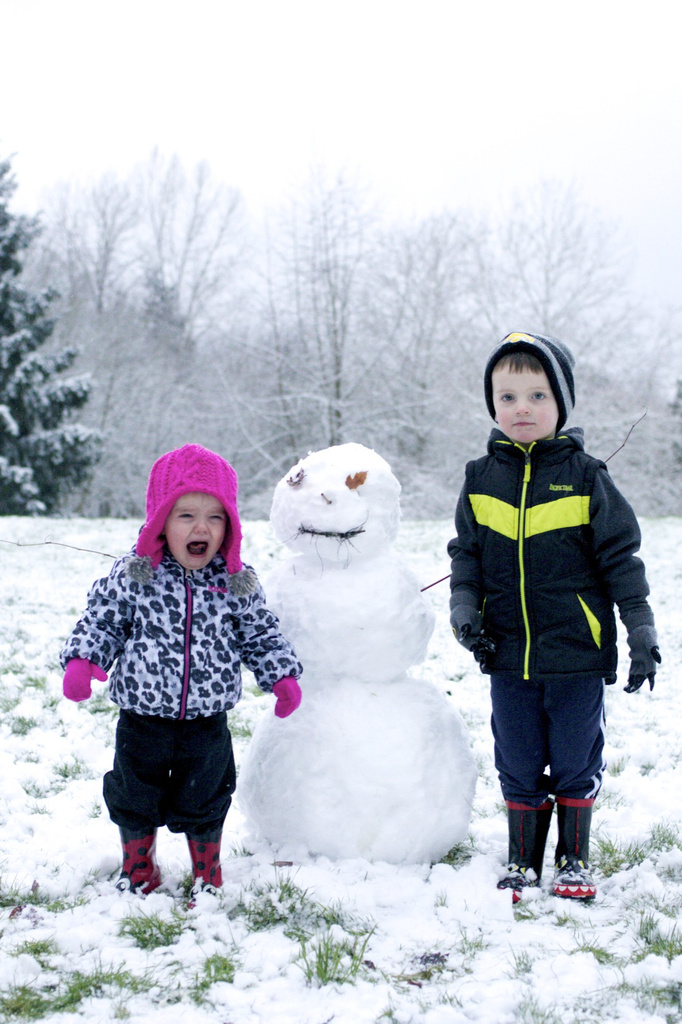 Terrifying Snowman by tina_mac
