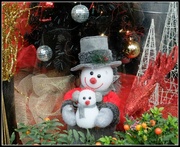 21st Dec 2013 - Mr Snowman and friend........