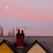 Moon and Frosty Roofs by daffodill