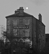 21st Dec 2013 - #351 Moon over the sun hotel shipley