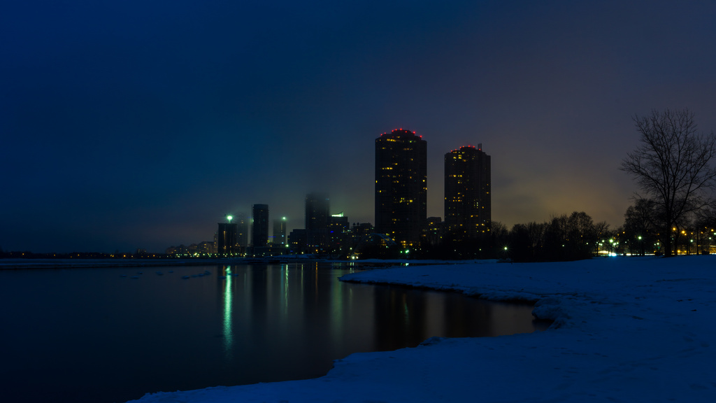 blue hour pano by northy