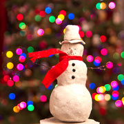 22nd Dec 2013 - Joshua's Snowman Art