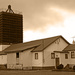 Richland Feed Mill sepia by hjbenson