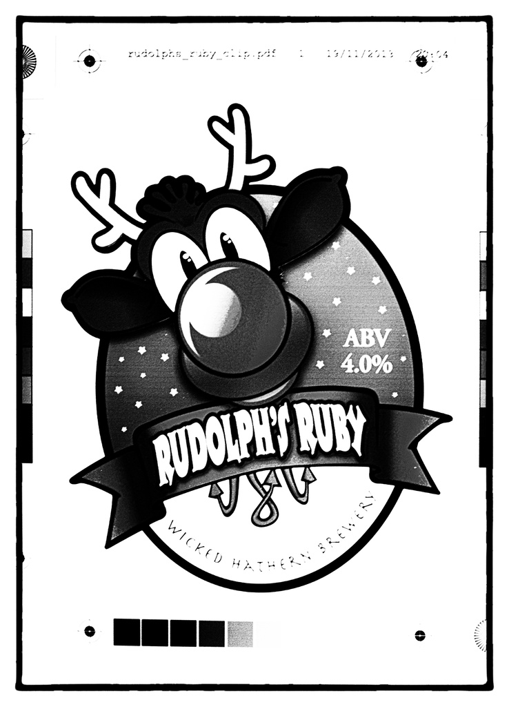 Rudolph's Ruby ~ B&W by seanoneill