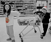 24th Dec 2013 - Santa and Rudolph Spotted in Tesco....