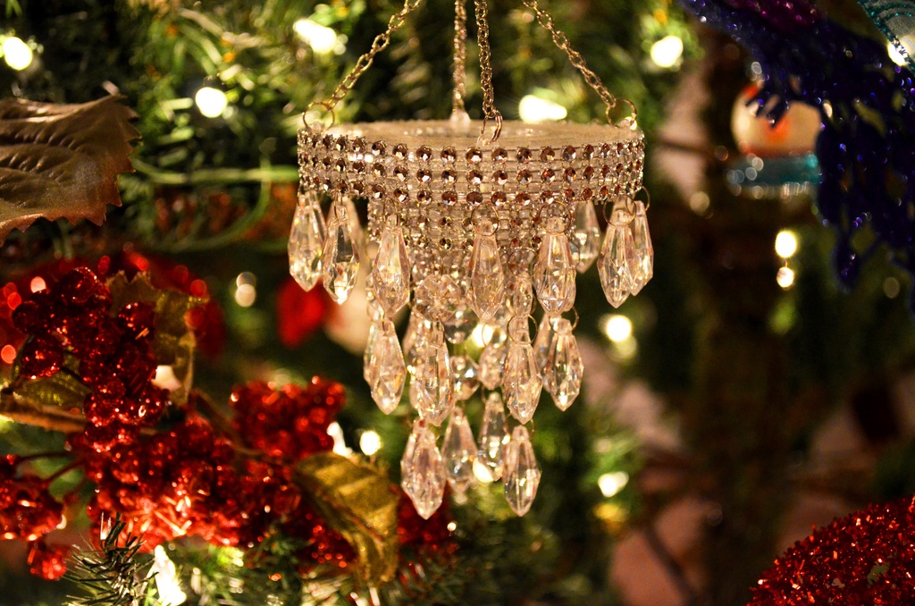 Christmas chandelier by mariaostrowski