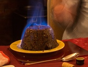 26th Dec 2013 - Pudding on fire!
