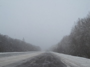 14th Dec 2013 -  snowy road