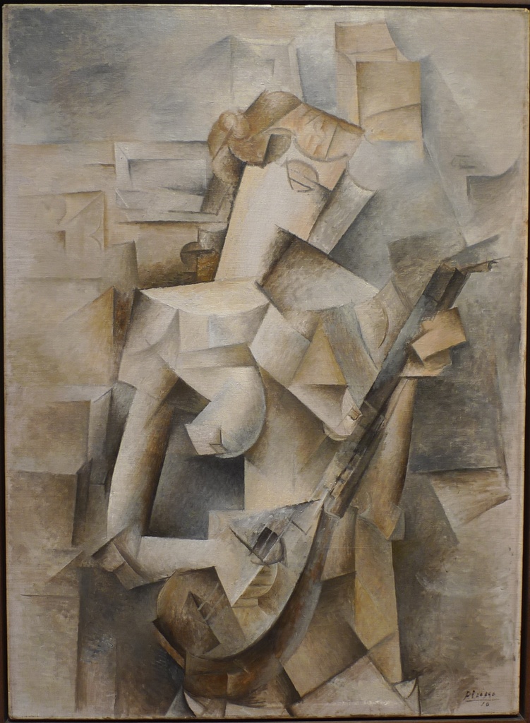 Girl With a Mandolin,  Pablo Picasso, 1910 by soboy5