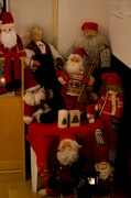 28th Dec 2013 - A table with Santas