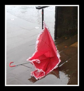 14th Dec 2013 - wet umbrella at the museum
