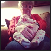 24th Dec 2013 - Rowen and Grandma