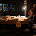 Street Vendor Selling Snacks by jyokota
