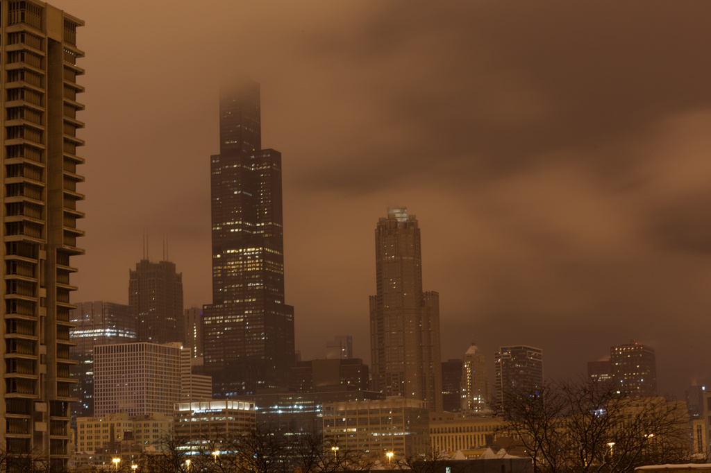 Chicago Skyline: Bookend Photo to Mark the End of Year One by jyokota