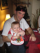 28th Dec 2013 - Finley with Daddy