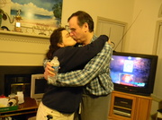 1st Jan 2014 - Mom and Dad Kissing right before Midnight