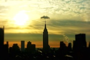 1st Jan 2014 - The day the Empire State Building caught a mustache cloud...