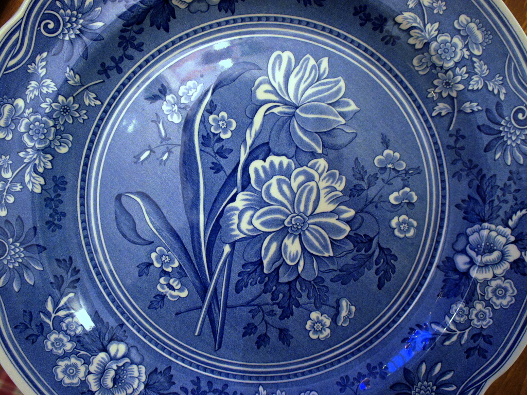 Blue plate by boxplayer