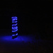 025 Blue light  on an frozen night. by hellie