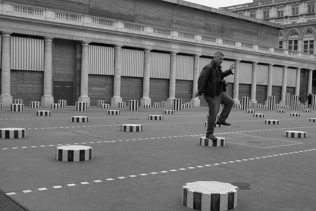 Playing at the Palais-Royal by seattle