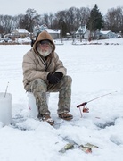 4th Jan 2014 - Old school ice fishing...who needs an ice shanty