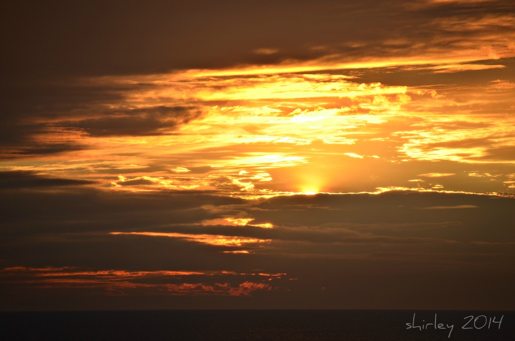 Gulf sunset by mjmaven
