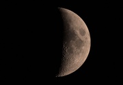 6th Jan 2014 - Waxing Crescent Moon