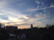 8th Jan 2014 - Skies over downtown Charleston as the arctic cold blew in