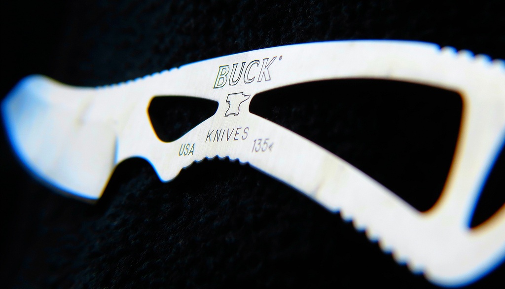 "Buck" Skinning Knife by juliedduncan