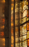 7th Jan 2014 - Stained glass and amber light
