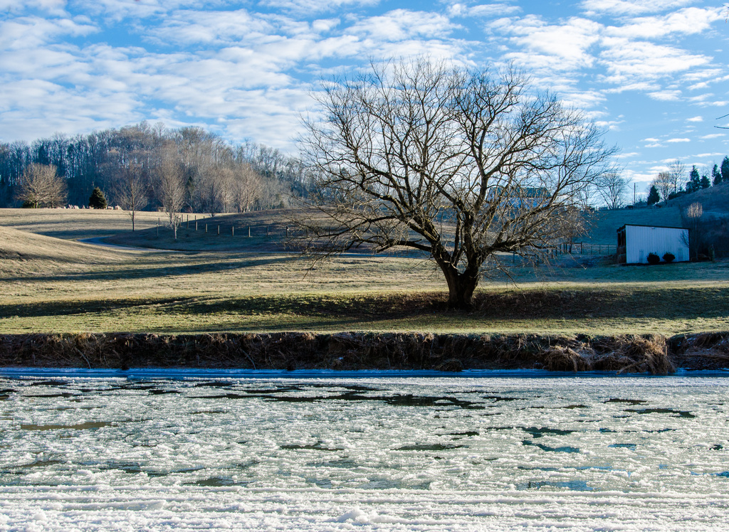 Thawing river by kathyladley