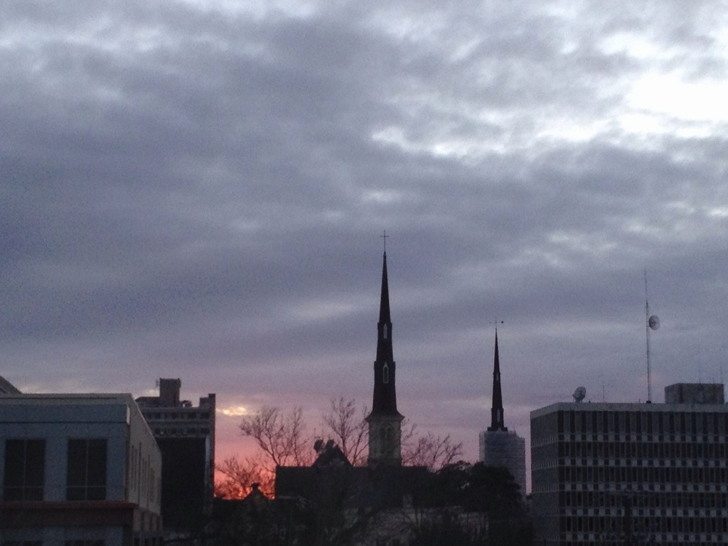 Downtown Charleston sunset  by congaree