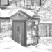 Door in snow by joansmor