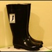 Shiny new wellie boots by rosiekind