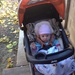 First ride in the jogging stroller with dad by doelgerl