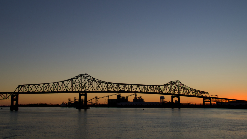 Sunset, Mississippi River by eudora