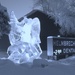 Ice Angel in Black & White by bjywamer