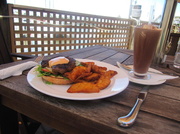 11th Jan 2014 - Thai burger and wedges.Yum!