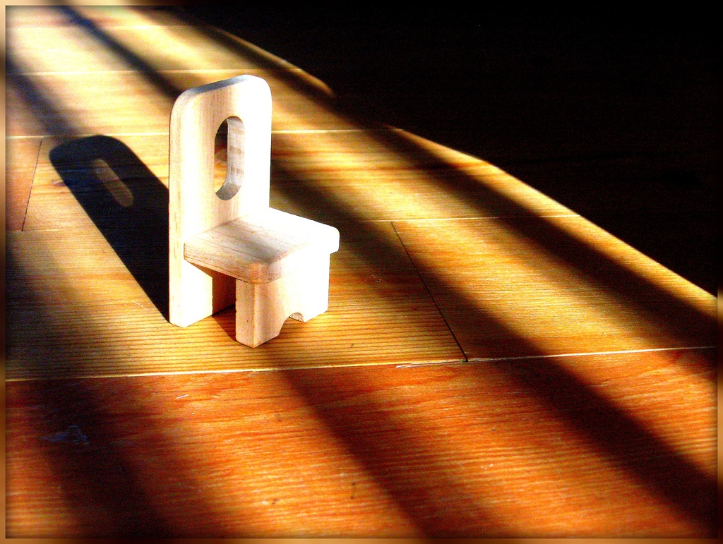 Little Chair in the Shadows by olivetreeann