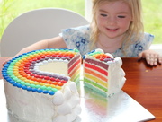 12th Jan 2014 - Rainbow cake