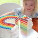 Rainbow cake by kiwinanna