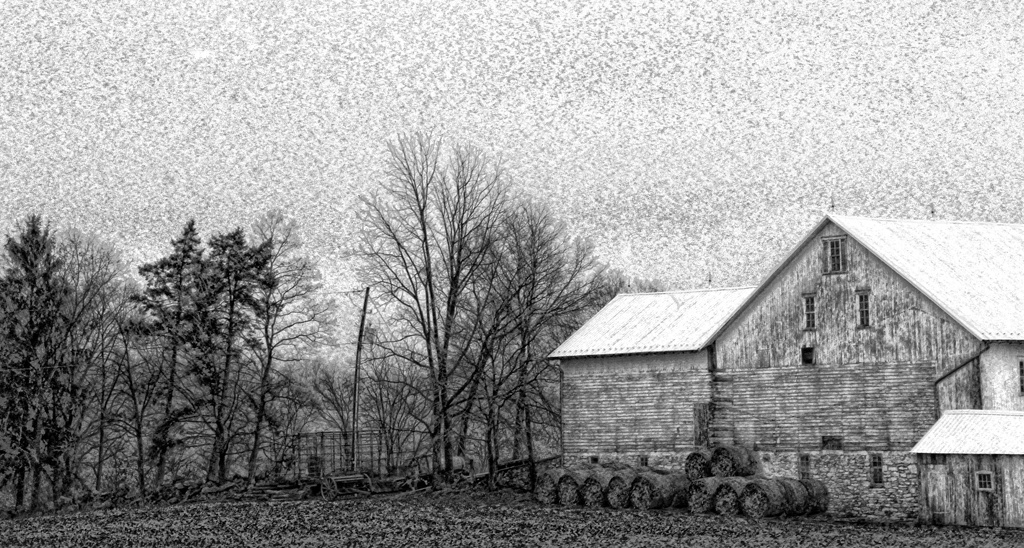 Farm Life In Pencil by digitalrn