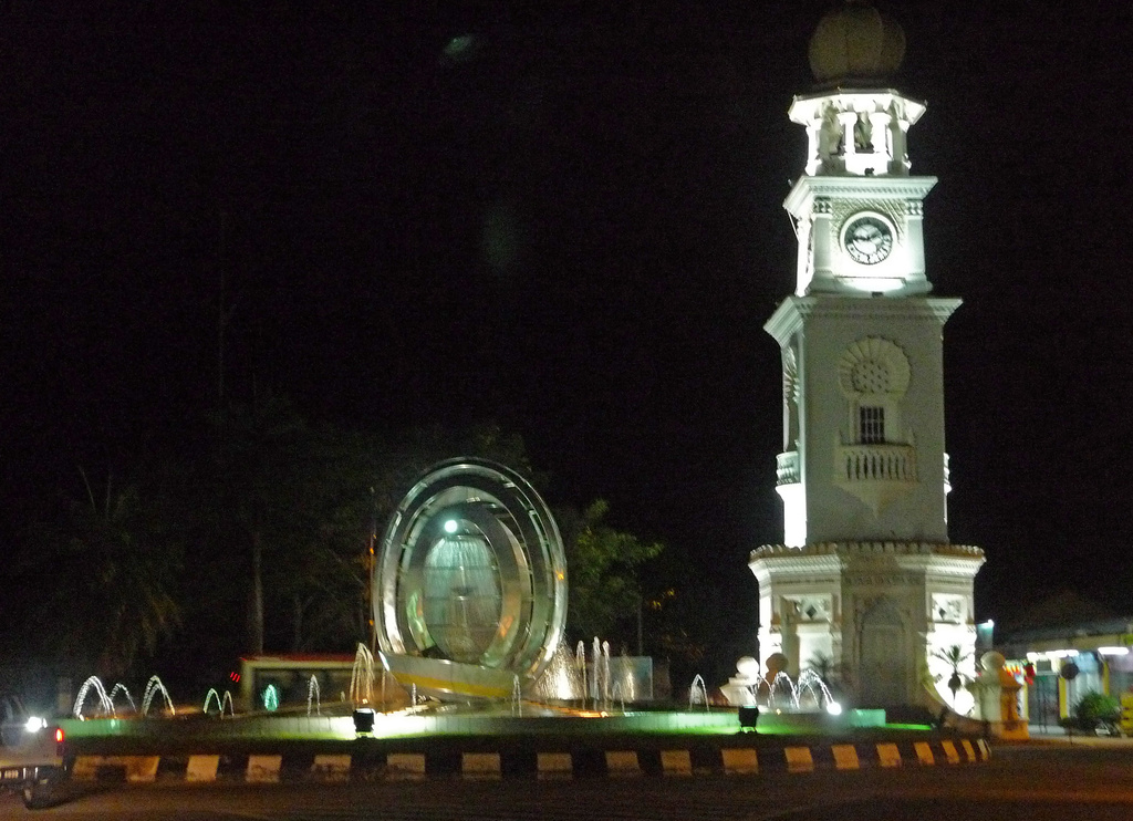 Victoria Clock & Penang Fountain by ianjb21