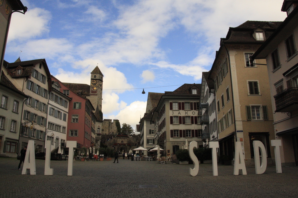 Rapperswil old city center, Switzerland by belucha